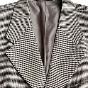 Galliani Made In Italy Seta Silk And Wool Mens 3 Button Blazer Size 50R